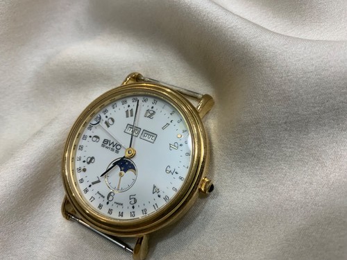 BWC Swiss 1990s Rare vintage Swiss watch with calendar and moon phases - Picture 5 of 13