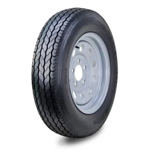 Free Country Trailer Tire Rim ST205/75D15 6-Ply Silver Mod Rim 5 Lug on 4.5"