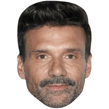 Frank Grillo Beard Celebrity Mask, Flat Card Face