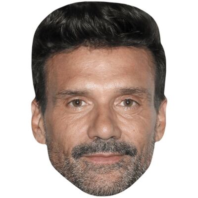 Frank Grillo (Beard) Celebrity Mask, Flat Card Face