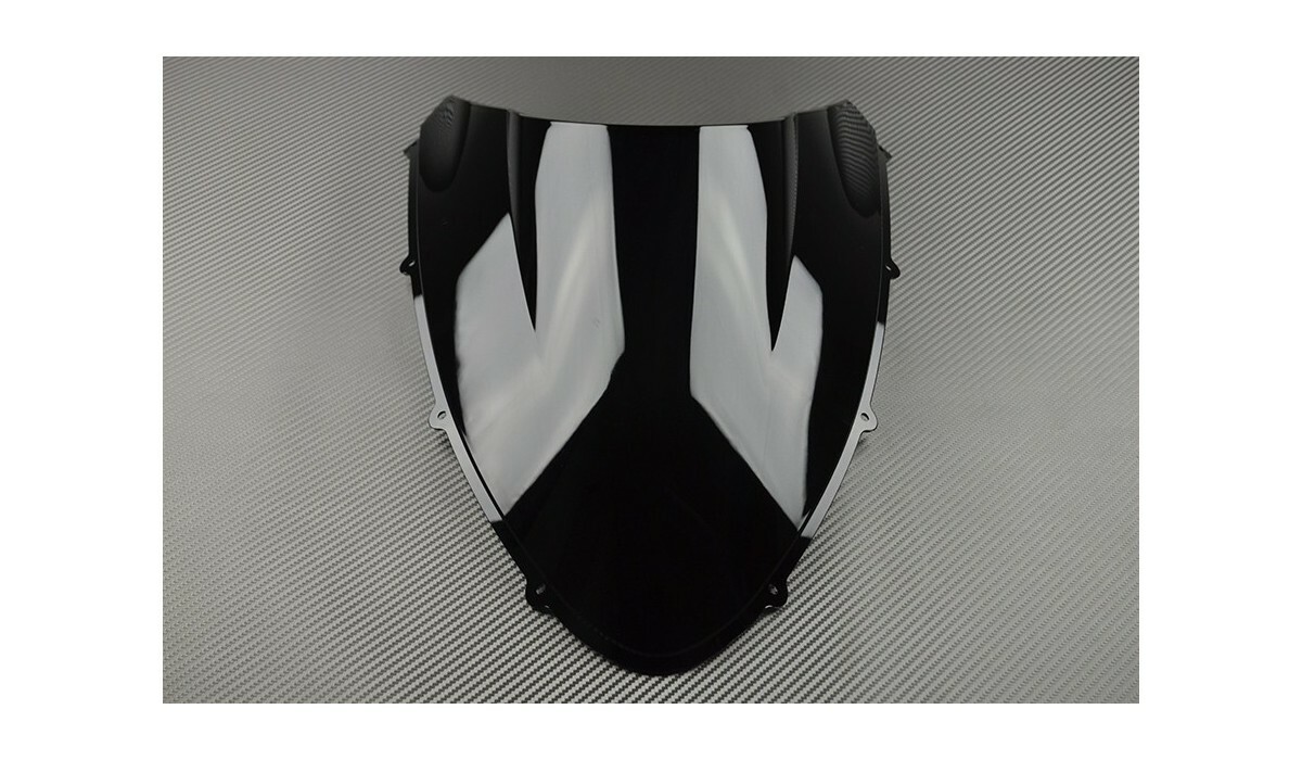 Bulle double courbure noire pour moto Ducati 848 modèles 2008 à 2012