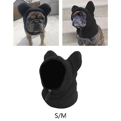 Pet Winter Hat Dogs Ears Cover Fleece Windproof Adjustable Ears