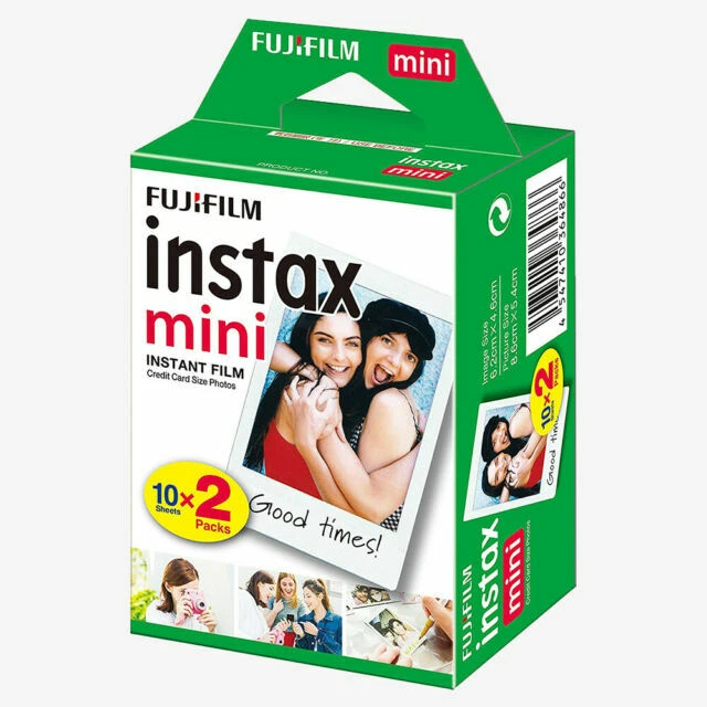 Fujifilm Film Instant pour Instax Mini (10 Feuilles x 2 Paquets)