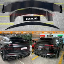 Carbon Fiberfoged Carbon Rear Spoiler Wing Body Kit For Lamborghini Urus 18-24 Carbon Fiberfoged Carbon Rear Spoiler Wing Body Kit For Lamborghini Urus 18-24