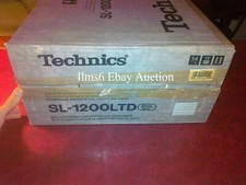 Technics SL-1200 LTD Gold ORO 24K Imballato BOX 1200 Ltd Limited Serial n. 1102