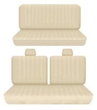 Fits 1970 Ford Galaxie 2 Door Sedan Front 50-50 Top And Solid Rear Seat Covers