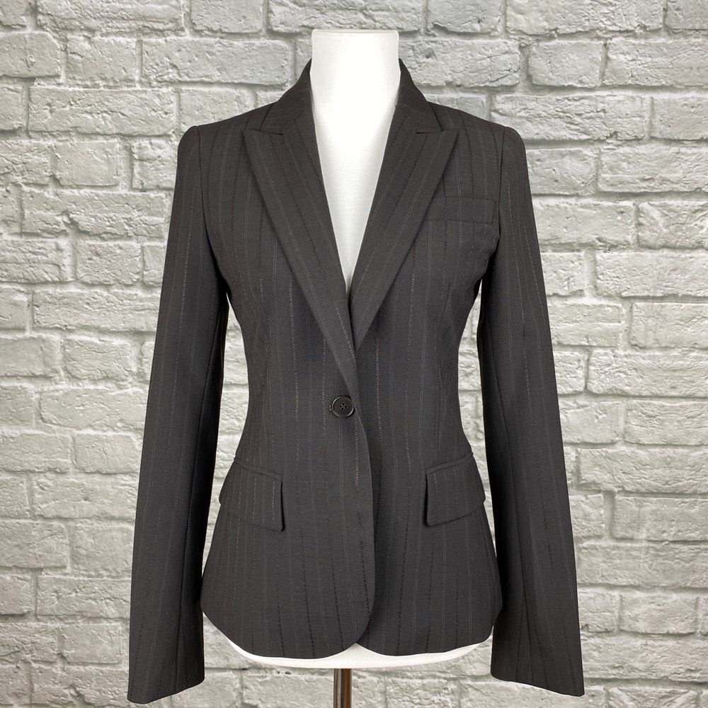 Men's 2 Button Taupe Tonal 3 Pieces Vested Dress Shadow Stripe Pinstripe tone on tone suit - Three Piece Suit main image 1
