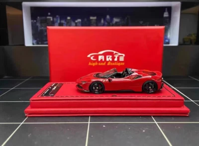 ART 1/64 Ferrari SF90 Red Convertible replica car collection | eBay