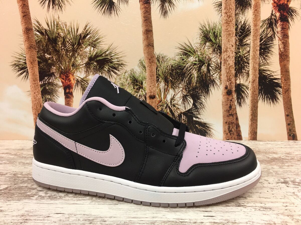 Nike Air Jordan 1 Low SE Shoes Iced Lilac Black DV1309-051 Nike Air Jordan 1 Low SE Shoes Iced Lilac Black DV1309-051
