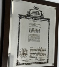 Vintage United States Patent Plaque Jomar Industries Blow Molding Machine 1970