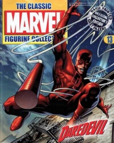 Estatua clásica de la colección de figuras de Marvel Eaglemoss 2006 #13 solo revista de Daredevil - Imagen 1 de 2