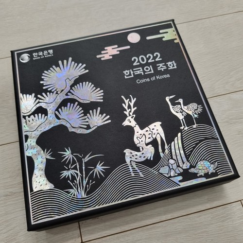 KOREA 2022 Coin Mint Set (1/5/10/50/100/500 won) BU UNC MS W/Box - Picture 3 of 4