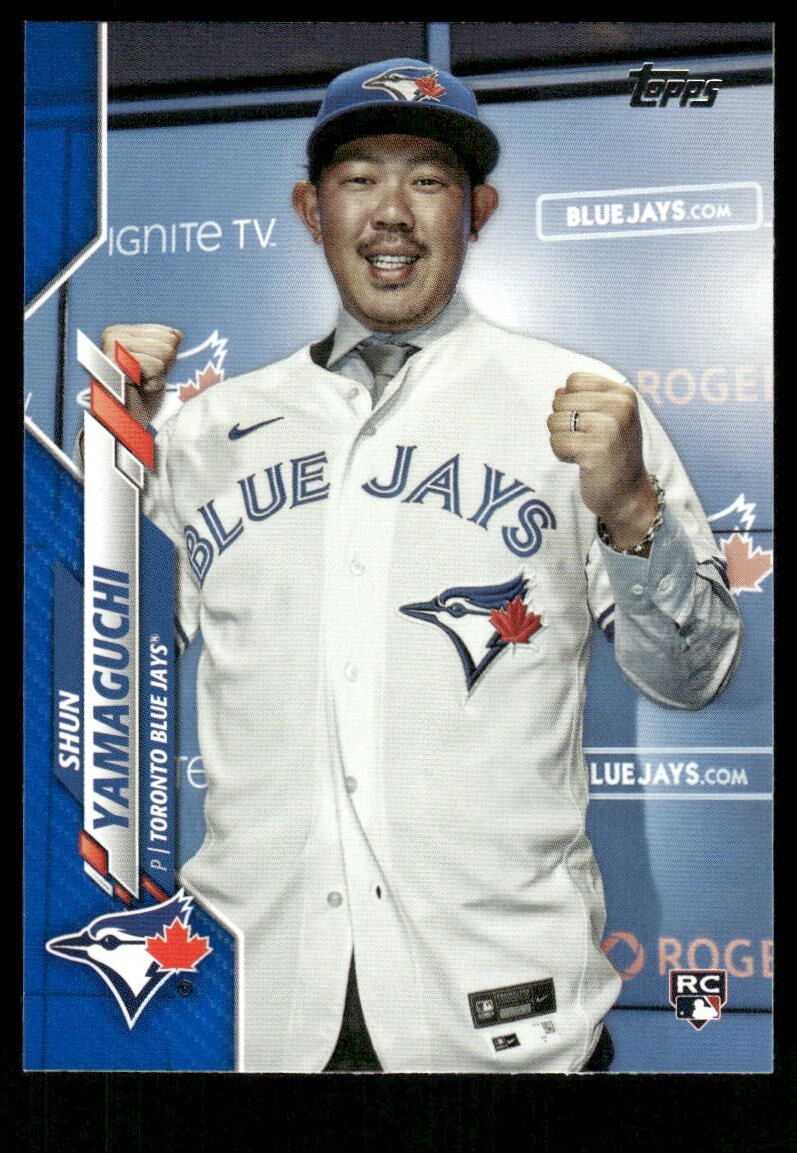 J640 SHUN YAMAGUCHI RC 2020 TOPPS COMPLETE SETS BLUE /299 BLUE