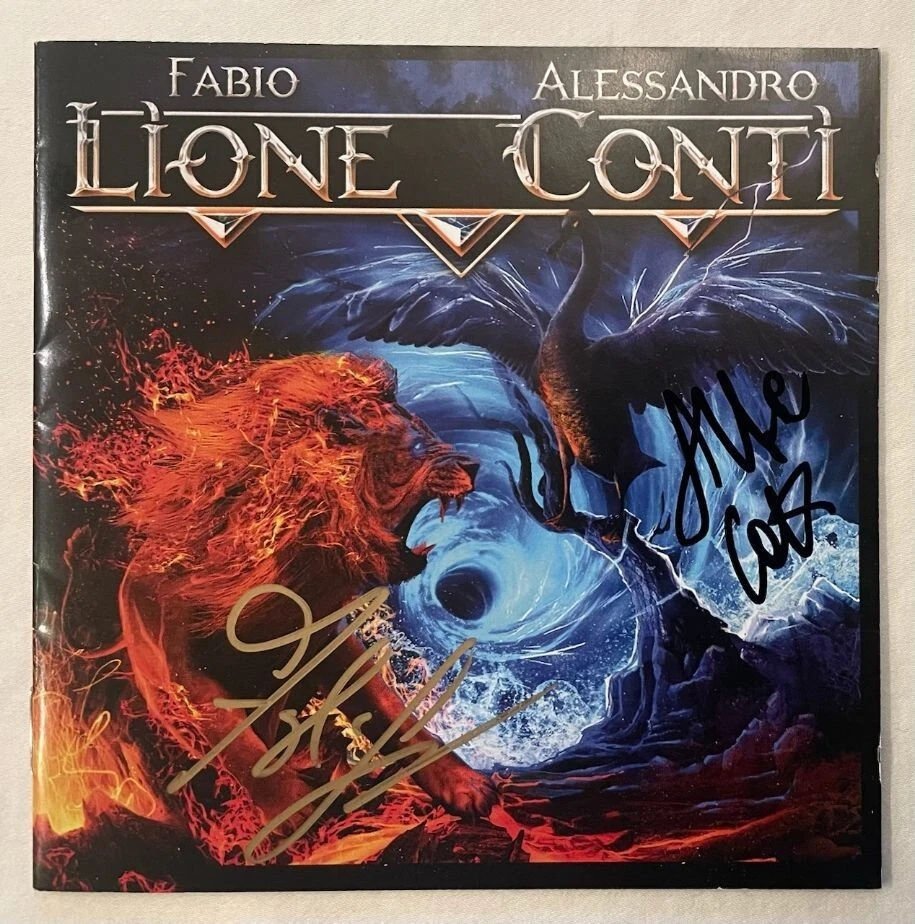 Lione V Conti - S/T CD (Signed by Fabio Lione & A. Conti) Angra - Twilight Force - Image 4 of 4