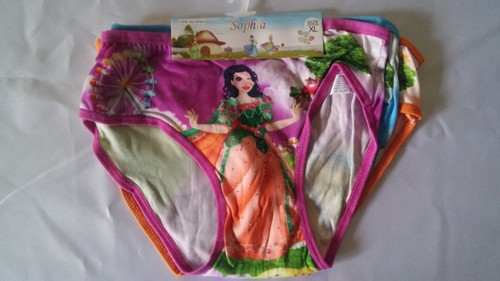 Girls 3pr Princess Panties, Size XL, THESE ARE SUPER SOFT!! (cross posted)