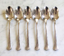 6 Oneida Distinction Deluxe HH Stainless Spring Glen 6 1/8 inch Teaspoons