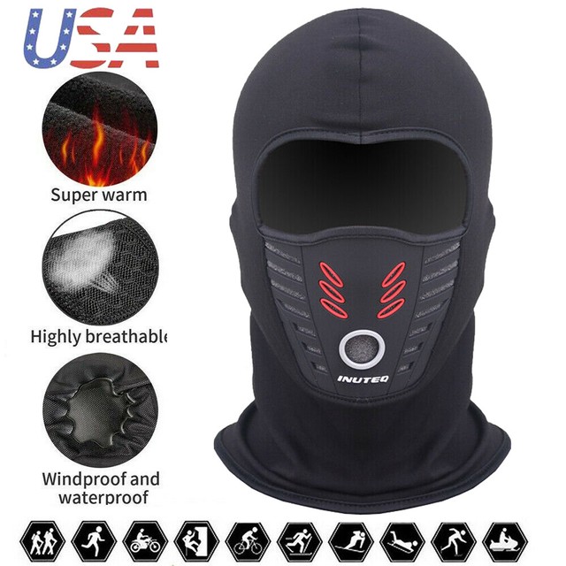 Cold Weather Balaclava Windproof Fleece Thermal Neck Warm Waterproof Face Cover eBay