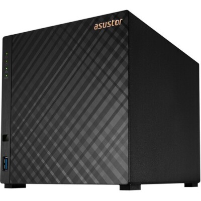 Asustor DRIVESTOR 4 AS1104T 4-Bay NAS Enclosure 4 x 3.5'' SATA III Drive Bays 1GB