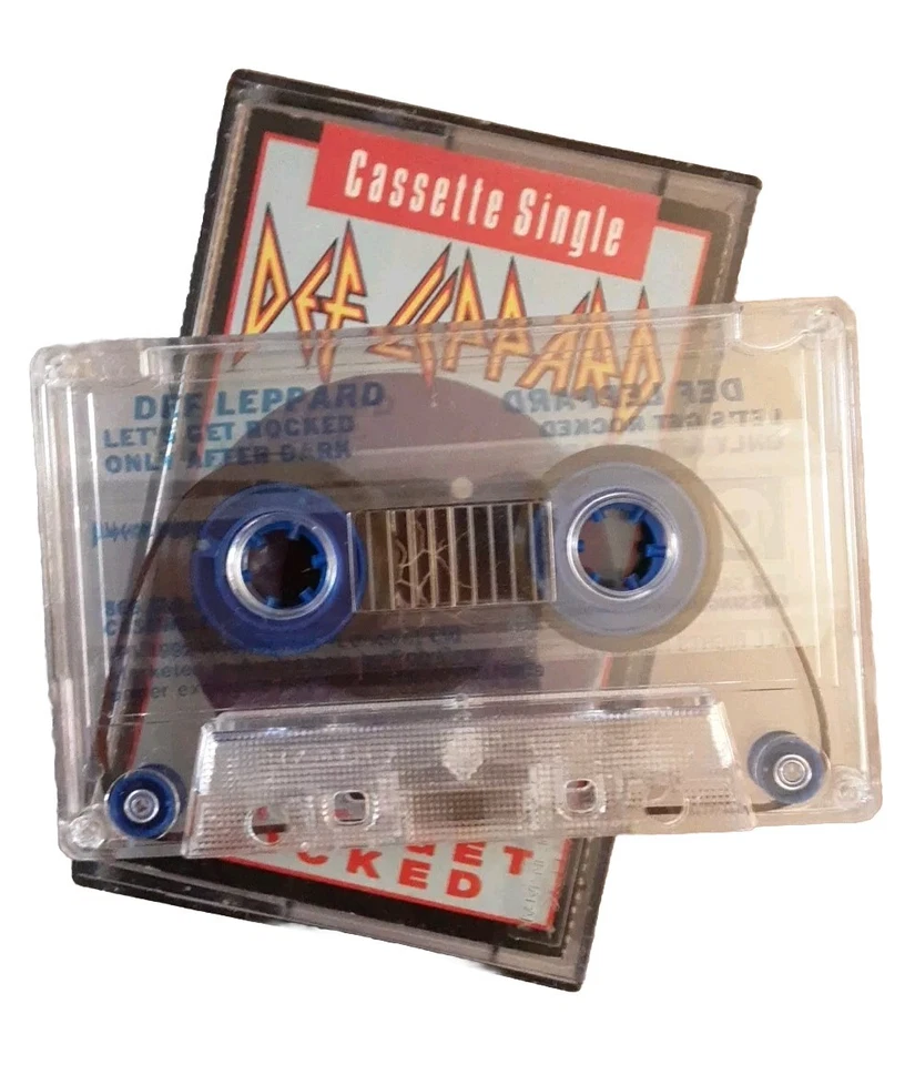 Def Leppard Let's Get Rocked Cassette Tape Single 1992 Bludgeon Riffola Tested - Image 4 of 4