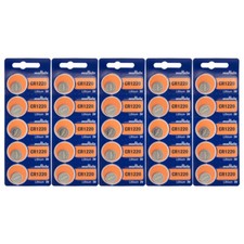 Newest 25PCS Murata CR1220 1220 3V Coin Button Batteries Cell Battery