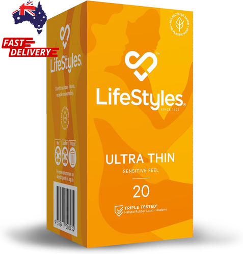 LifeStyles Ultra Thin Condoms 20 Pack - Picture 8 of 12