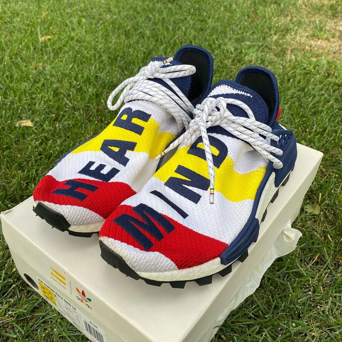 Adidas Pharrell x BBC NMD Human Race Trail Shoes