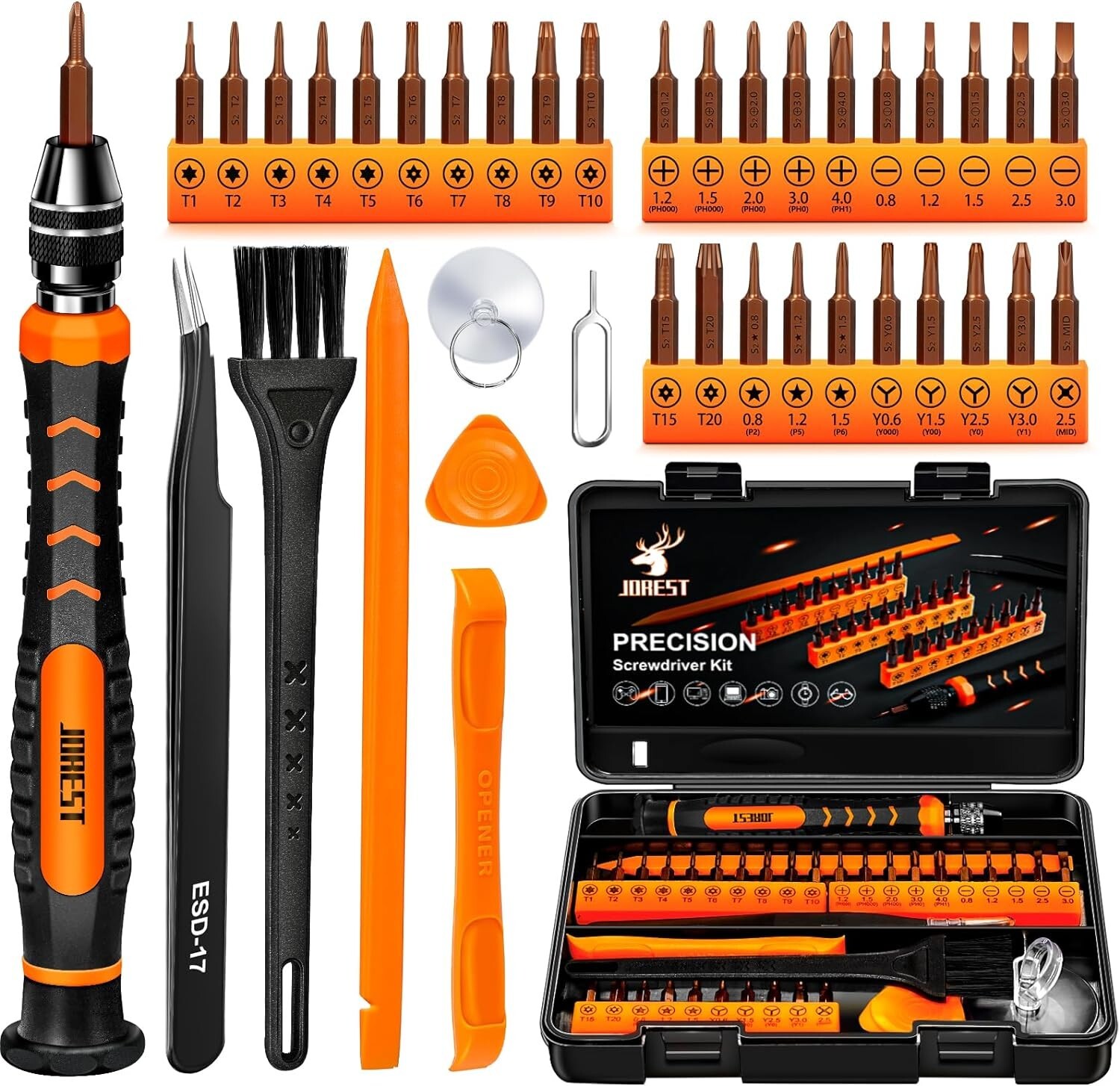 Professional Torx Precision Screwdriver Set 38 in 1 S2 Steel