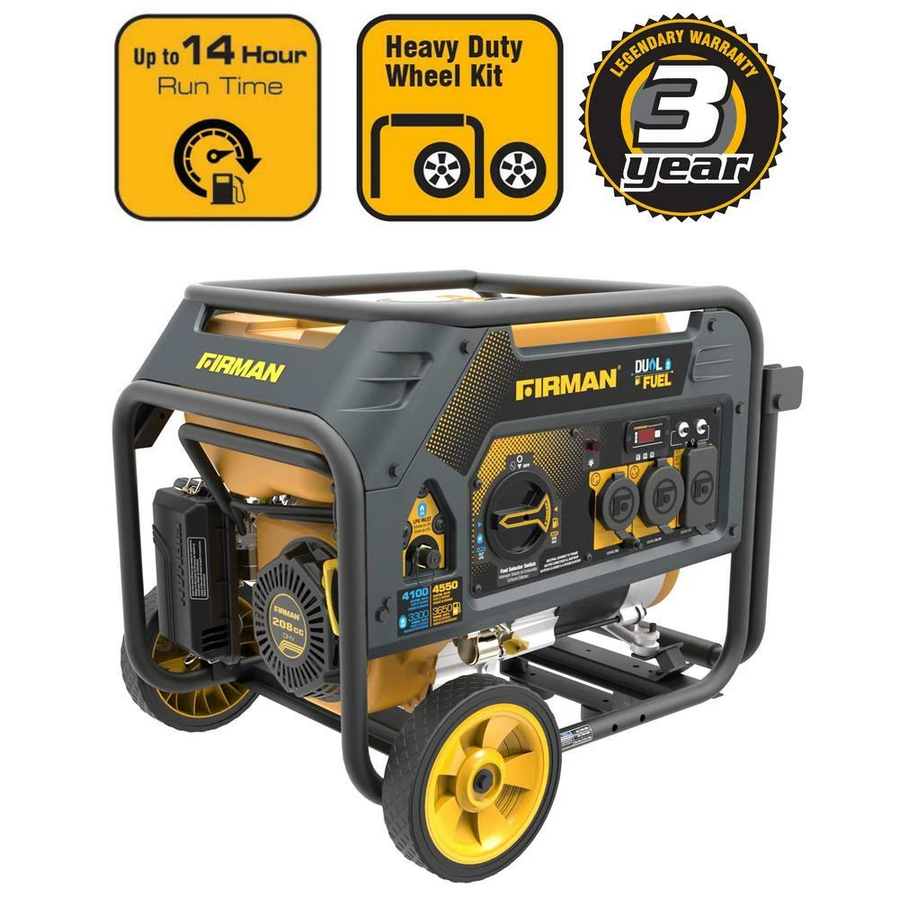 Firman 7500W Running 9400W Peak Tri Fuel Generator Costco, 52 OFF
