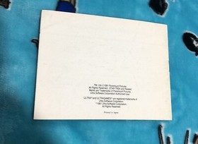 Nintendo NES Video Game Instruction Manual Star Trek 25th Anniversary