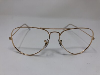 Ray-Ban Aviator Large Silver Metal Sunglasses RB3025 58 14 135 Ray-Ban RB3025 Aviator Large Metal Silver, Blue, Black  main image 3