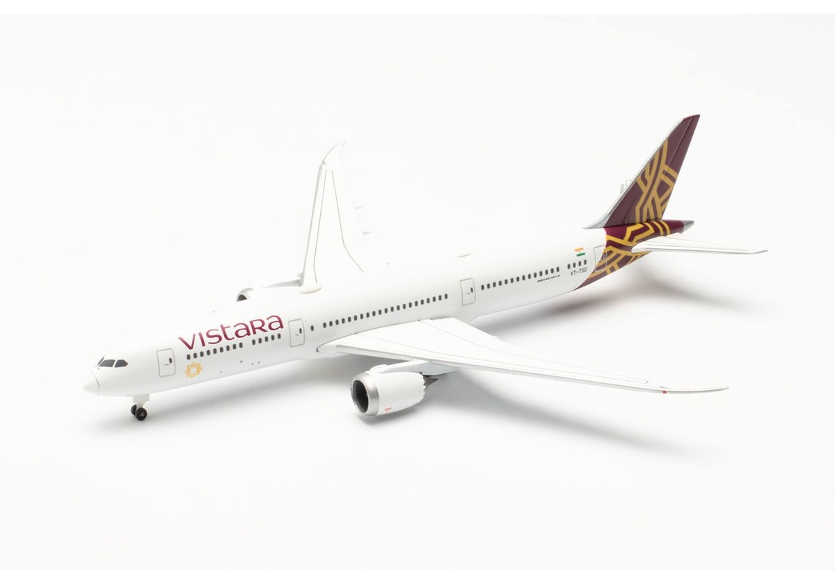 Vistara航空 Boeing 787-9 1/500 HERPA, BOEING 787-9 Dreamliner Vistara, 1/500, HER536868 | eBay