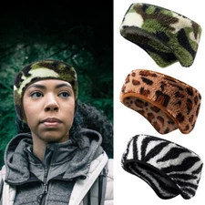 Winter fleece Hairband Warmer Ear Protection for Cycling Running Ski Headband US