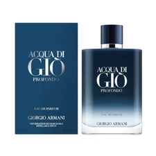 Acqua Di Gio Profondo by Giorgio Armani 6.7 oz EDP Refillable Cologne for Men