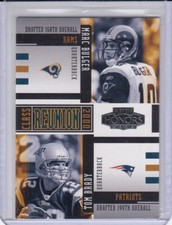 BRADY/BULGER 2005 Playoff Honors Class Reunion #CR13 Patriots/Rams