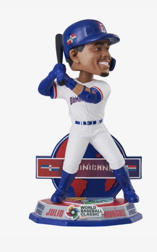 JULIO RODRIGUEZ Dominican Republic 2023 FOCO WBC Bobblehead World Baseball /123 - Image 2 of 4