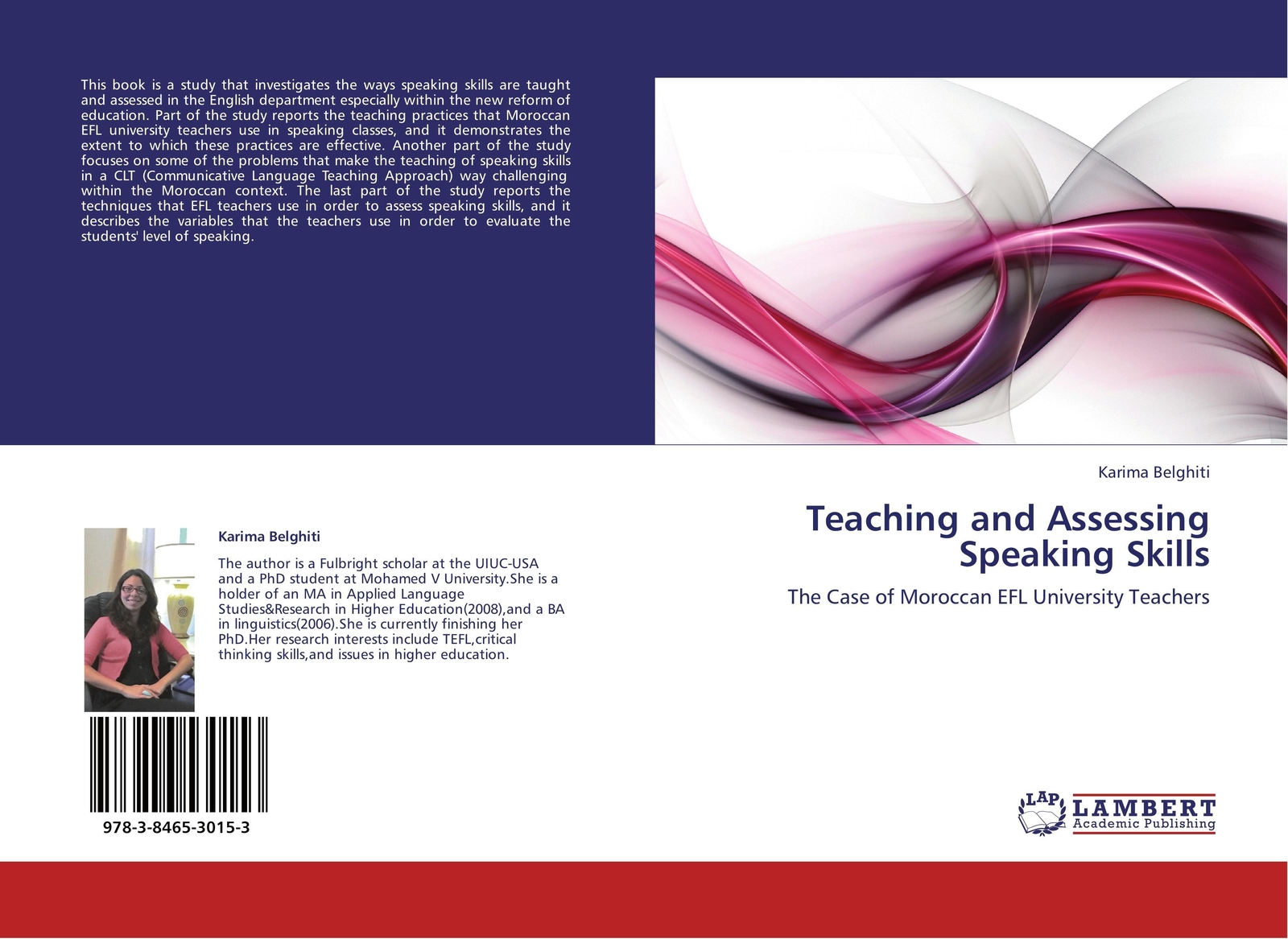 Thumbnail - Karima Belghiti | Teaching And Assessing Speaking Skills | Taschenbuch