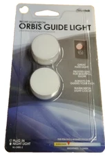 Westek Neon Night Light Continuous On  Orbis Guide Light, 2 Pack NL-ORBS-2