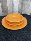 Fiestaware 3 Piece Place Setting Fiesta Dish Set Tangerine