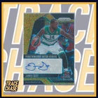 2024-25 Panini Prizm EuroLeague BK James Gist Gold Shimmer Autograph 09/10