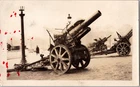 PH2883 WW1 Military Cannon Large Gun Artillery Scene Vintage Snapshot Photo