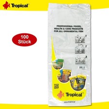 Tropi 100 Sacs De Transport Pour Poissons Plantes 24 X 57 Cm Aquarium Protection