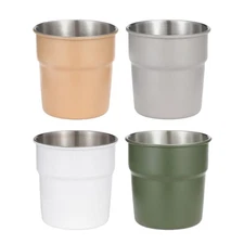 300ML Stackable Cup Tourist Mug Coffee Cup Portable Cooking Drinking Water Cup