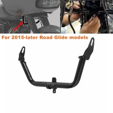 Black Motorcycle Fairing Support Kit Bar Bracket For 2015-up Harley Road Glide