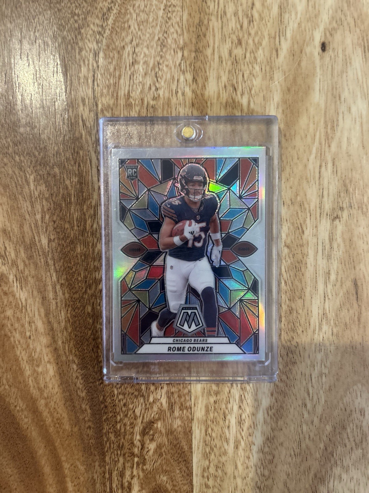 Rome Odunze 2024 Panini Mosaic Stained Glass #SG-15 RC Case Hit SSP Bears