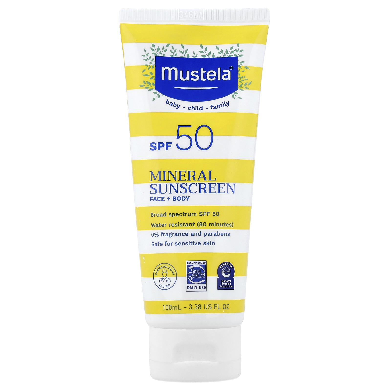 Mineral Sunscreen Face Body SPF 50 338 fl oz 100 ml 4790₽