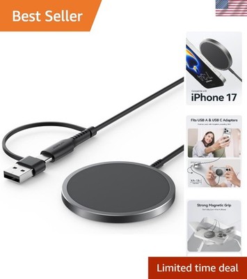 Smart Magnetic Wireless Charger for iPhone Series - Safety & Style Combined