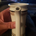 Vintage Karlsbad Porcelain Spa Sipping Mug, Karlovy Vary Gold Trim, Hand Painted — photo 6