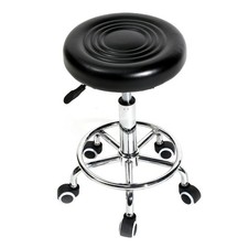 Adjustable Height Hydraulic 360 Rolling Swivel Stool Spa Salon Chair Seat New