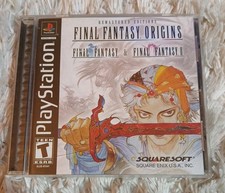 Final Fantasy Origins SquareSoft PS1 Black Label Complete w/ Manuel