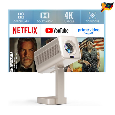 Smart Mini Beamer 4K WiFi6 Bluetooth 28000 Lumen 21 20